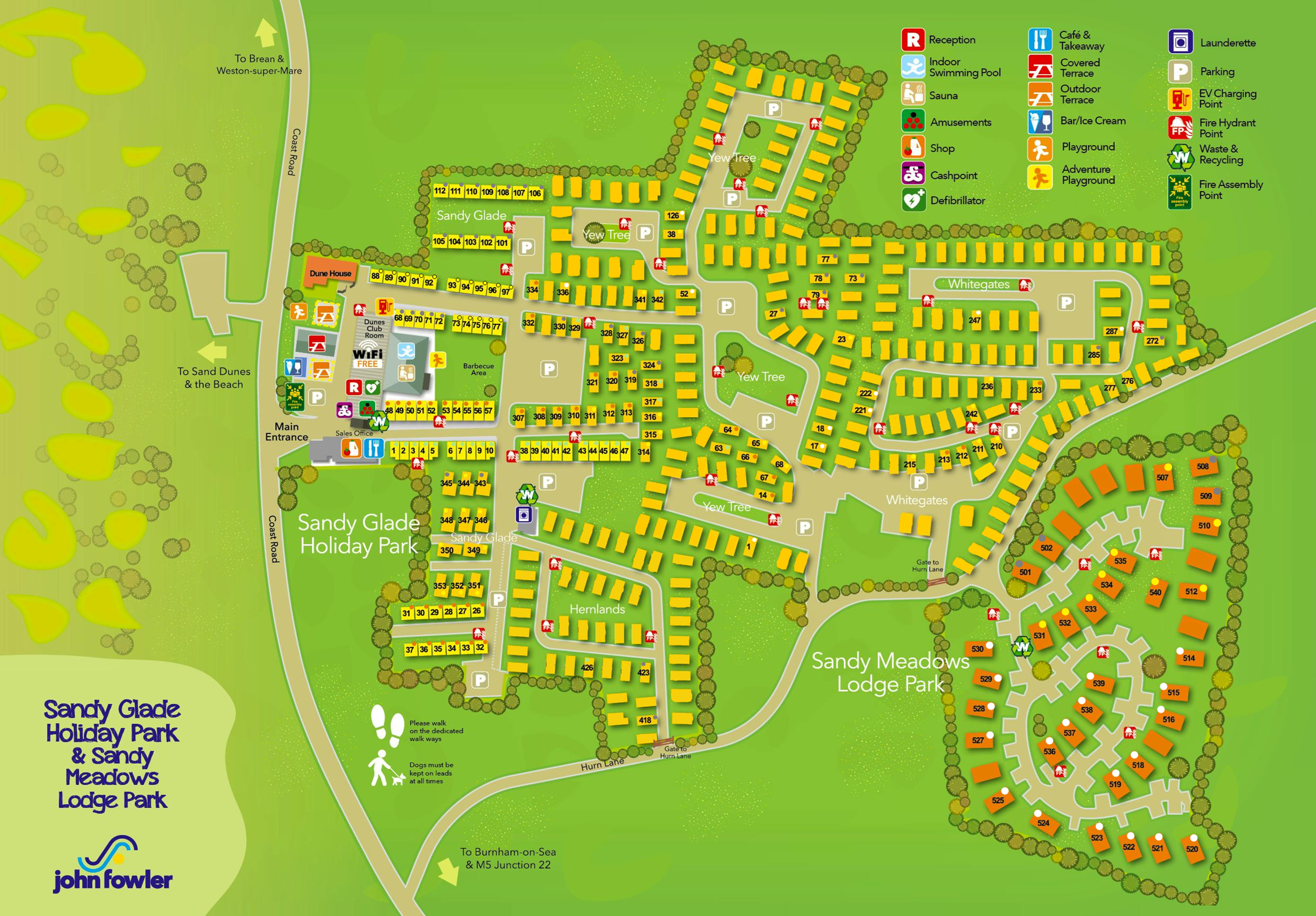 Sandy Glade Park Map